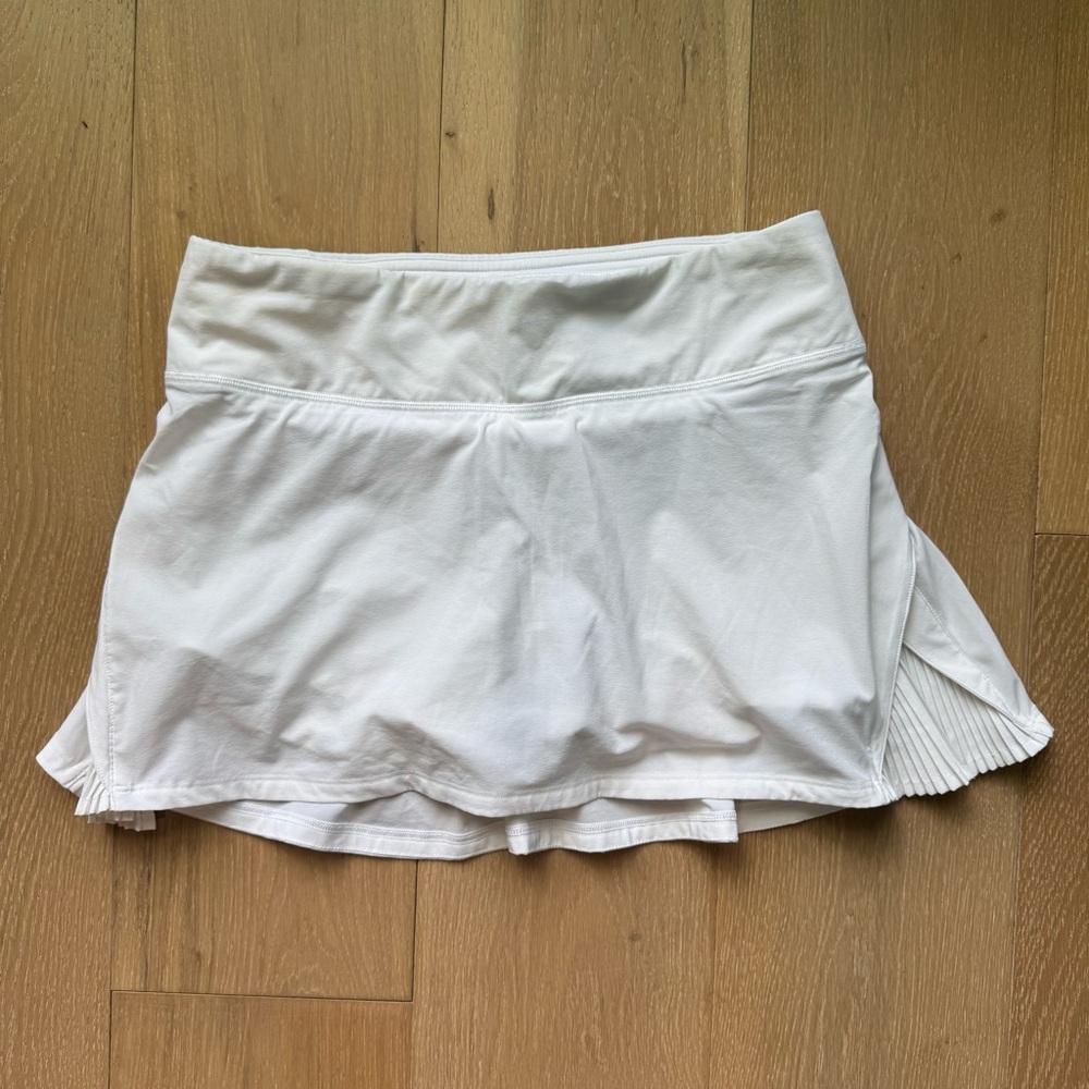 Lululemon Athletica White Pleated Tennis Skirt 🎾